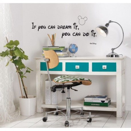 Wall Sticker WORDS DISNEY by KOMAR 14002 You Can Do It