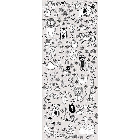 Mural KIDS by KOMAR P104-VD1 Scribble Park