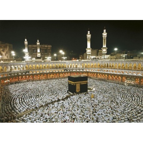 Fotomural GALLERY 8-110 Kaaba At Night