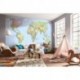 Fotomural LANDSCAPE XXL4-038 World Map