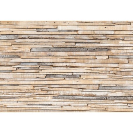 Fotomural WOOD AND STONES 8-920 Whitewashed Wood