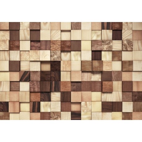 Fotomural WOOD AND STONES 8-978 Lumbercheck