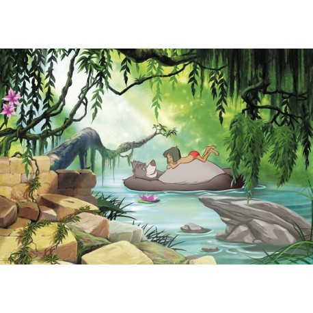 Fotomural DISNEY by KOMAR 8-4106 Jungle Book Swimming With Baloo