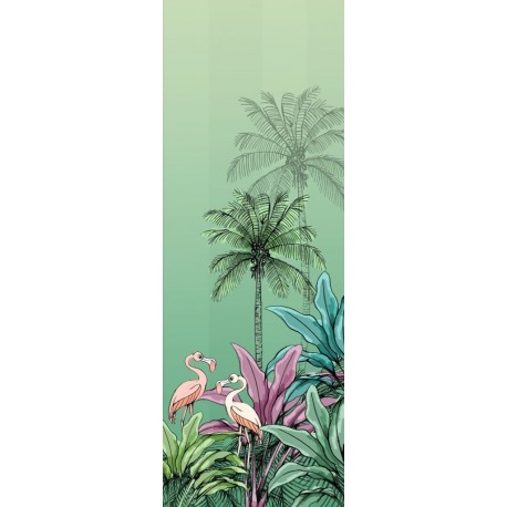 Fotomural FLORAL AND WELLNESS DX2-018 Jungle Flamingo