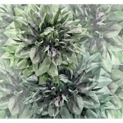 Mural GALLERY INX6-036 Emerald Flowers