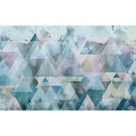 Mural GALLERY P018A-VD4 Triangles Blue