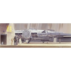 Fotomural STAR WARS by KOMAR 4-4112 Star Wars Classic RMQ Millenium Falcon