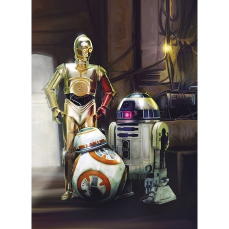 Fotomural STAR WARS by KOMAR 4-447 Star Wars Three Droids