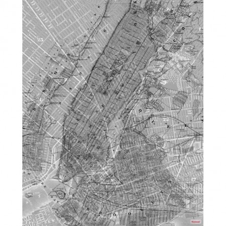 Mural URBAN P033-VD2 NYC Map