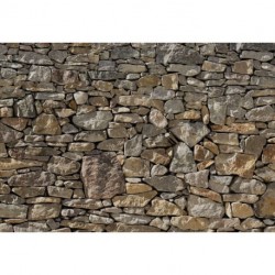 Mural WOOD AND STONES 8-727 Stone Wall